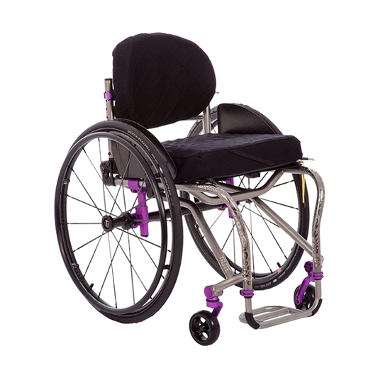 Tilite TRA rigid adjustable lightweight wheelchair side