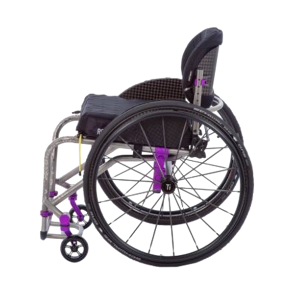 Tilite TRA rigid adjustable lightweight wheelchair side 1