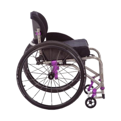 Tilite TRA rigid adjustable lightweight wheelchair side 2