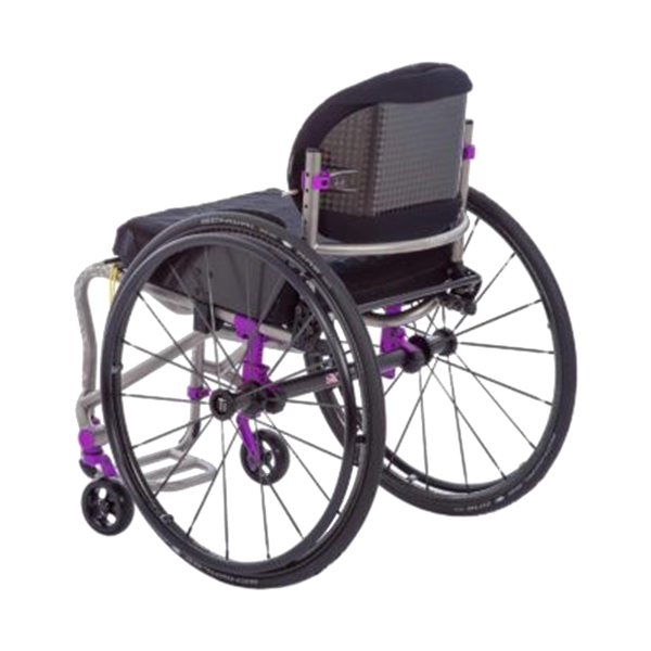 Tilite TRA rigid adjustable lightweight wheelchair back side 2