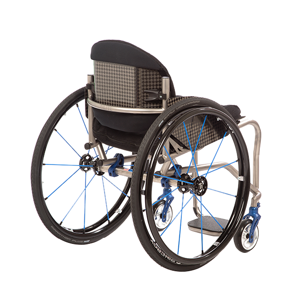 TiLite TR manual rigid wheelchair carbon back