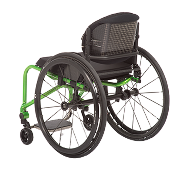 Tilite aero t lightweight rigid adjustable wheelchair back left