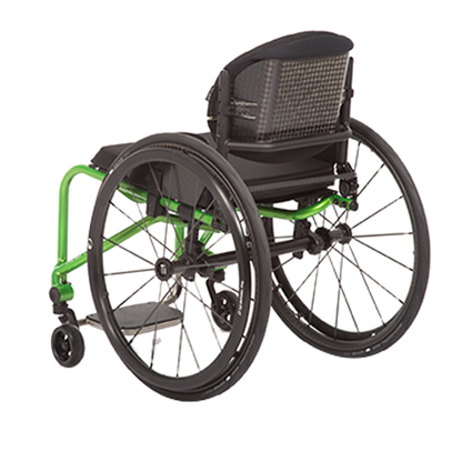 Tilite aero t lightweight rigid adjustable wheelchair back left