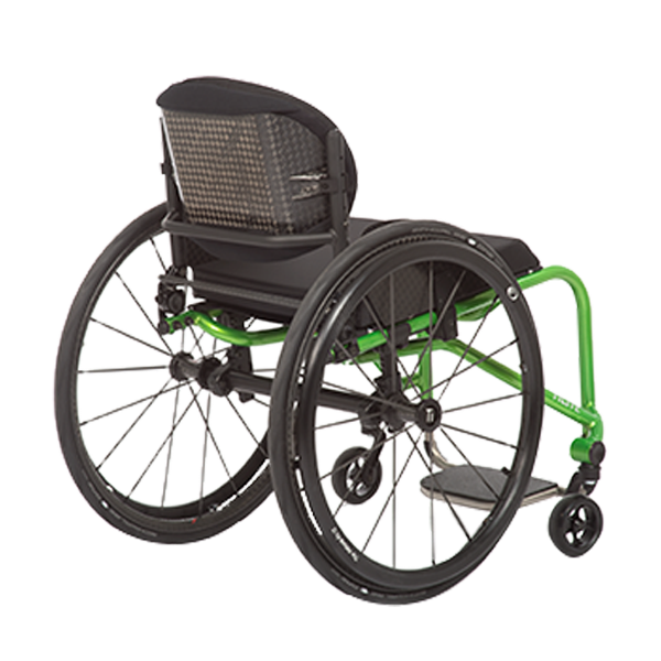 Tilite aero t lightweight rigid adjustable wheelchair backside