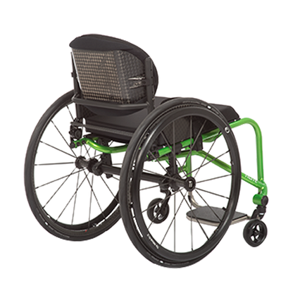 Tilite aero t lightweight rigid adjustable wheelchair backside