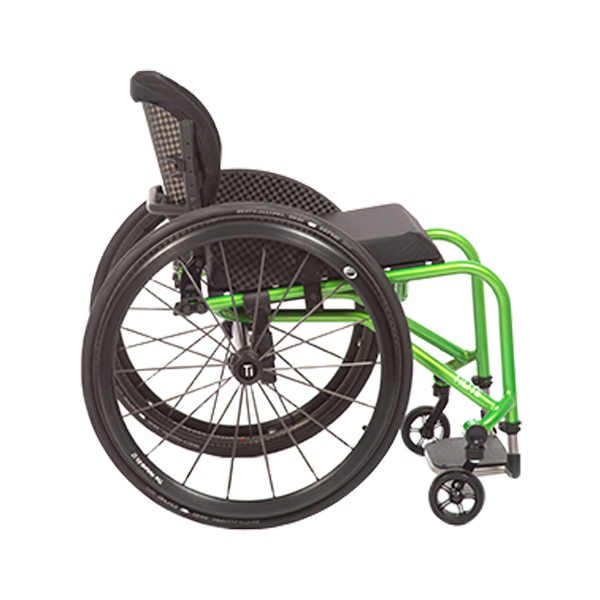 Tilite aero t lightweight rigid adjustable wheelchair side