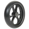 Fibrecore wheelchair castor wheel soft roll 5 inch black