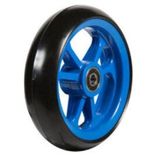  Fibrecore wheelchair castor wheel soft roll 5 inch blue