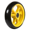 Fibrecore wheelchair castor wheel soft roll 5 inch yellow