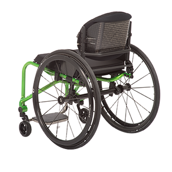 Tilite aero t lightweight rigid adjustable wheelchair back left