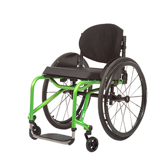 Tilite aero t lightweight rigid adjustable wheelchair front left