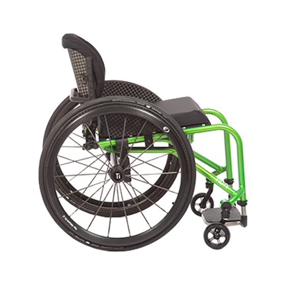 Tilite aero t lightweight rigid adjustable wheelchair side