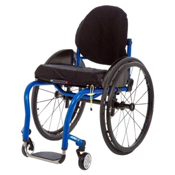 Tilite aero z rigid adjustable wheelchair front side left