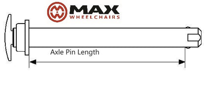 WHEELCHAIR AXLE PIN Diagram
