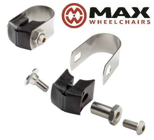 Mounting Clamps for wheelchair Pelvic hip straps