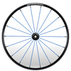 Blue spoke black hub spinergy wheel