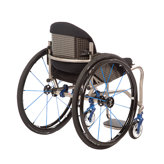 TiLite TR manual rigid wheelchair carbon back