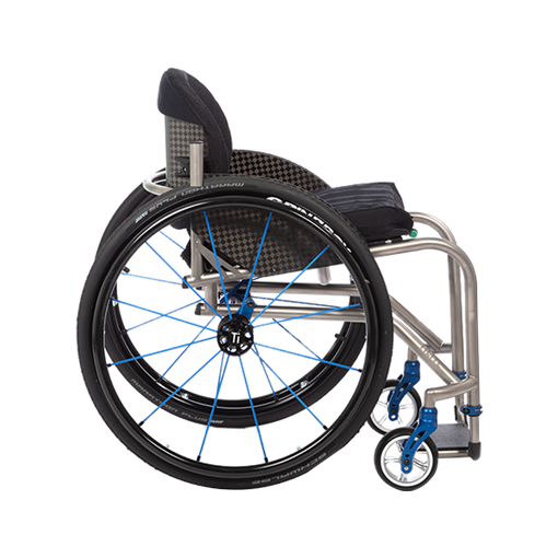 TiLite TR manual rigid wheelchair side
