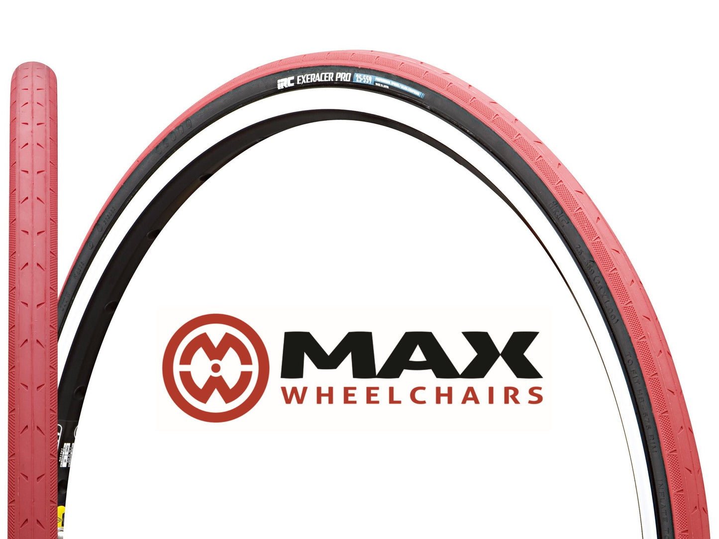 IRC Exeracer Pro Wheelchair Sport Competition Tyre 25 x 1 inch