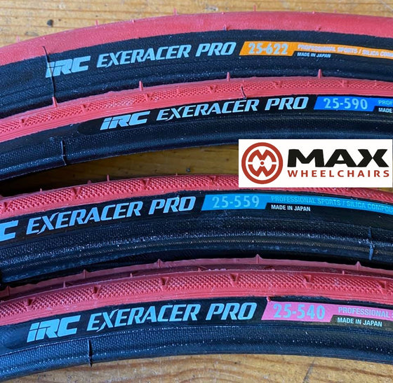 IRC Exeracer Pro Wheelchair Sport Competition Tyre all sizes