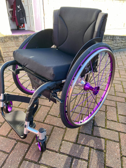 Per4max Wheelchair Table Tennis Chair Skye wheelchair on driveway