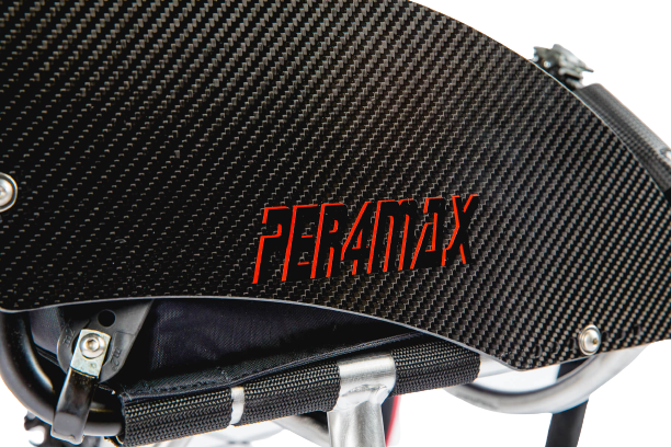 Thunder wheelchair tennis chair Per4max side logo