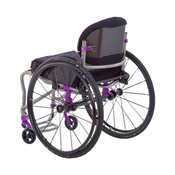 Tilite TRA rigid adjustable lightweight wheelchair back side 2
