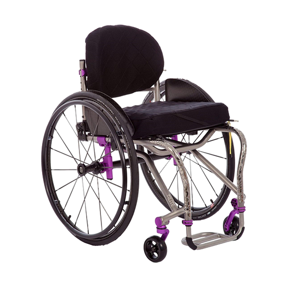 Tilite TRA rigid adjustable lightweight wheelchair side