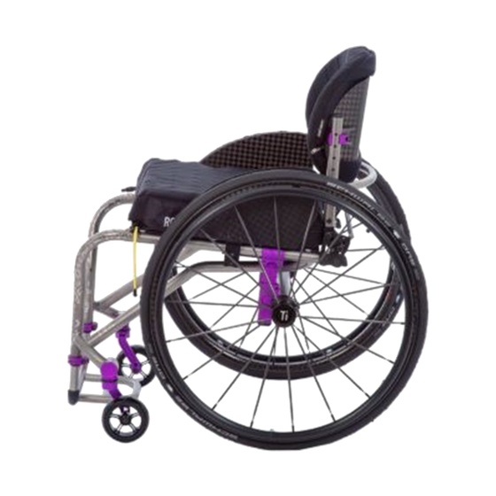 Tilite TRA rigid adjustable lightweight wheelchair side 1