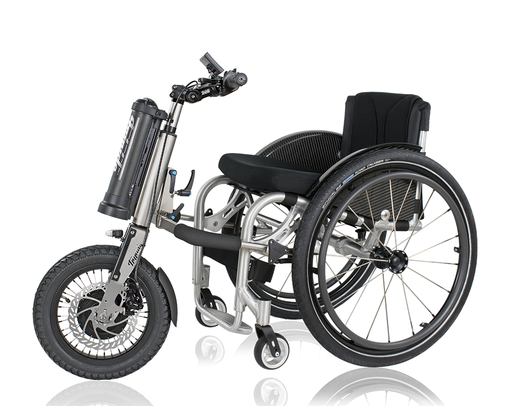 Triride base model power wheelchair attachment 