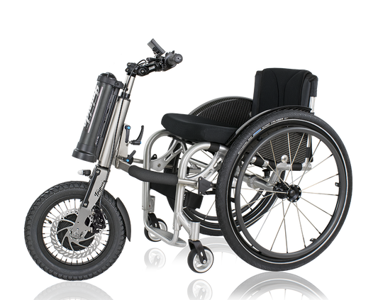 Triride base model power wheelchair attachment 