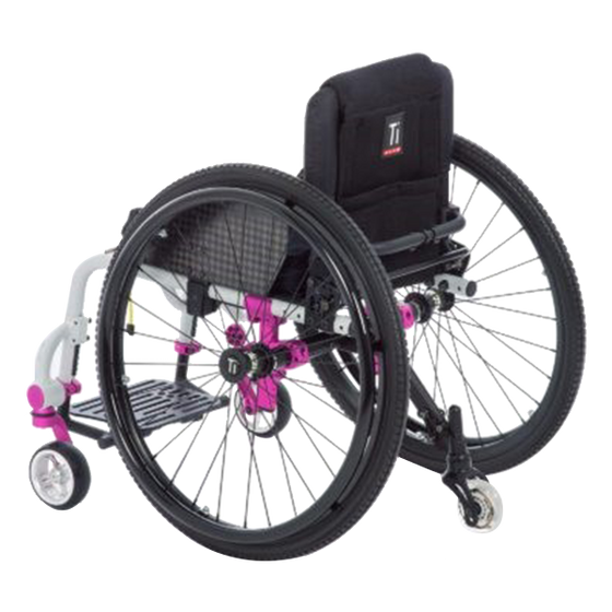 Tilite Twist kids and junior wheelchair back side