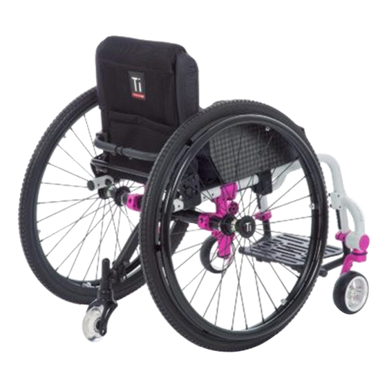 Tilite Twist kids and junior wheelchair backside