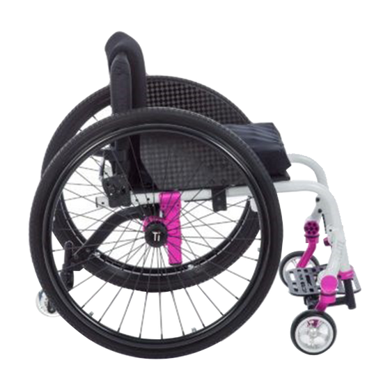 Tilite Twist kids and junior wheelchair side