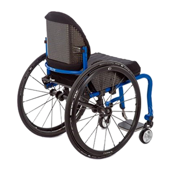 Tilite aero z rigid adjustable wheelchair back side