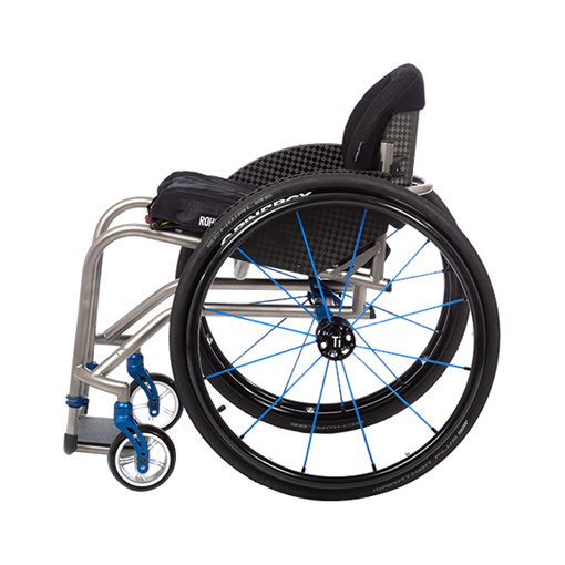 TiLite TR manual rigid wheelchair side 1