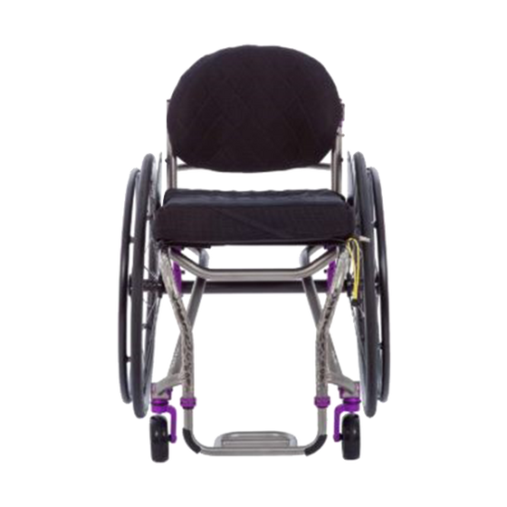 Tilite TRA rigid adjustable lightweight wheelchair front