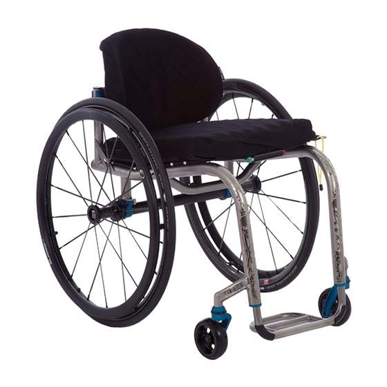 Tilite ZR Rigid Frame Wheelchair front