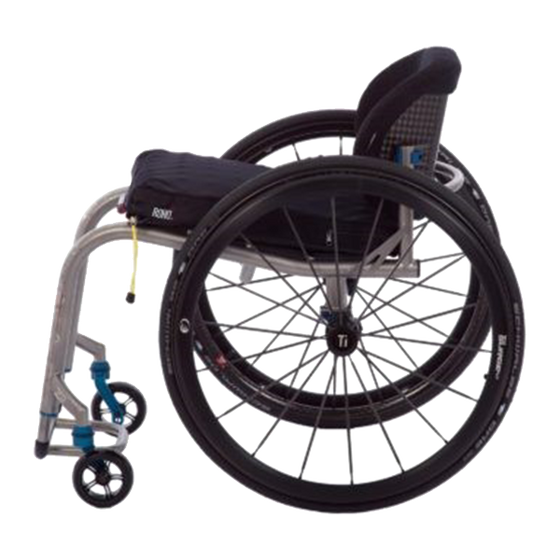 Tilite ZR Rigid Frame Wheelchair side