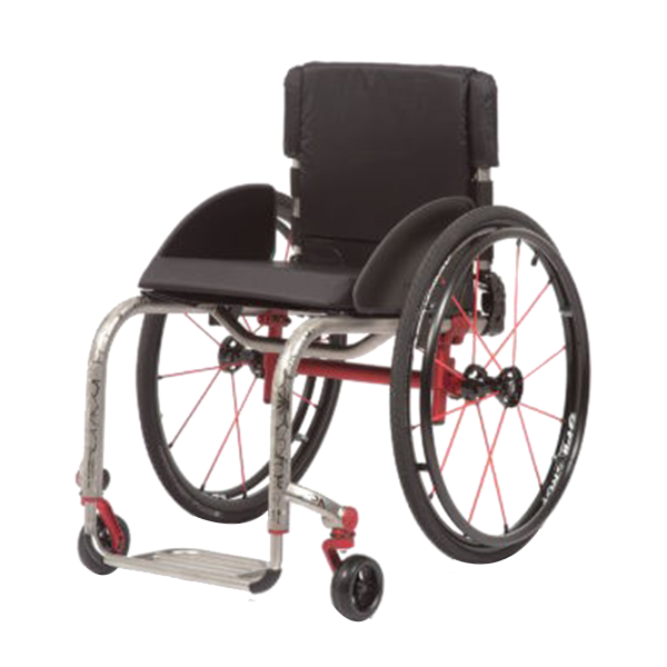 Tiliite ZRA Adjustable Rigid Wheelchair  front side