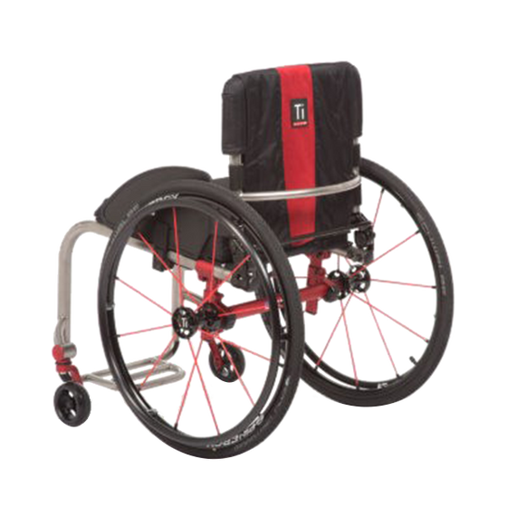 Tiliite ZRA Adjustable Rigid Wheelchair  backside