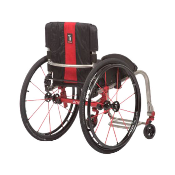 Tiliite ZRA Adjustable Rigid Wheelchair  backside 1